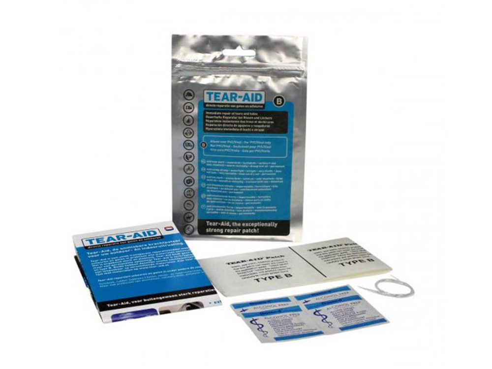 Tear-Aid Type A Transparent - Ruban Réparation Permanent 1,5 M Pour Tentes, Bateaux Et Matelas