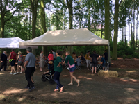 Tente pliante beige 4x8 en pvc